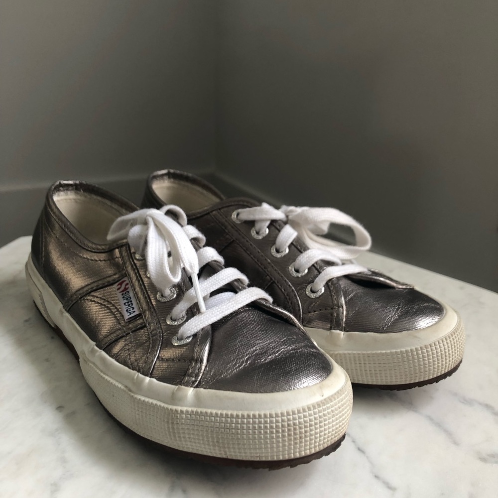 Metallic Superga Class Lace-up Sneakers